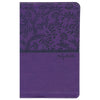 NKJV Purple Deluxe Gift Bible with ribbon marker and Gilded page edges (Faux Leather)