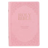 KJV Pink Faux Leather Full-Size Bible Giant Print Indexed