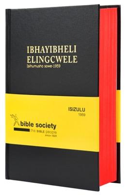 IsiZulu 1959 Bible, standard size, red-edged, black (Hardcover)