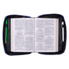 Everything Beautiful Ecclesiastes Navy Polyester Bible Bag - Large