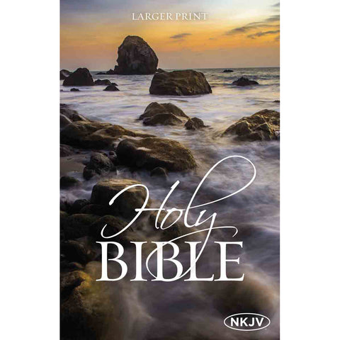 NKJV Holy Economy Bible Large Print (Paperback)