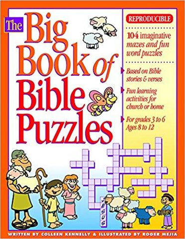 The Big Book of Bible Puzzles (Big Books) Paperback - Colleen Kennelly