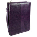 Purple "Faith" Bible/Book Cover - Hebrews 11:1 (Medium)