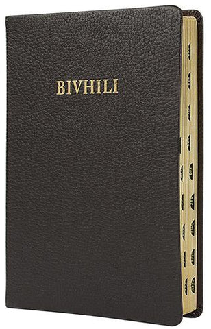 Tshivenda (Venda)1936 Bible, medium size, Brown genuine leather cover