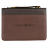 Lord Is My Strength Brown Bible Bag -Faux Leather