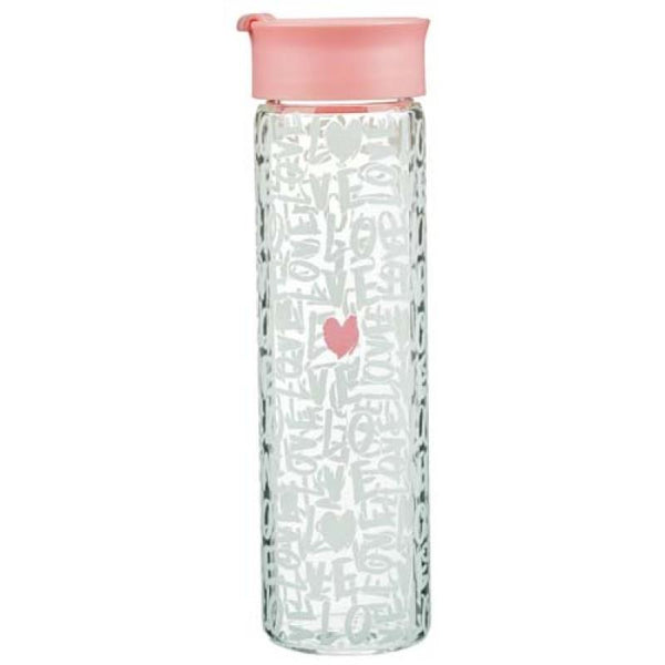 Love Glass Water Bottle