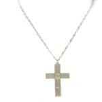 Large Silver Plated Cross